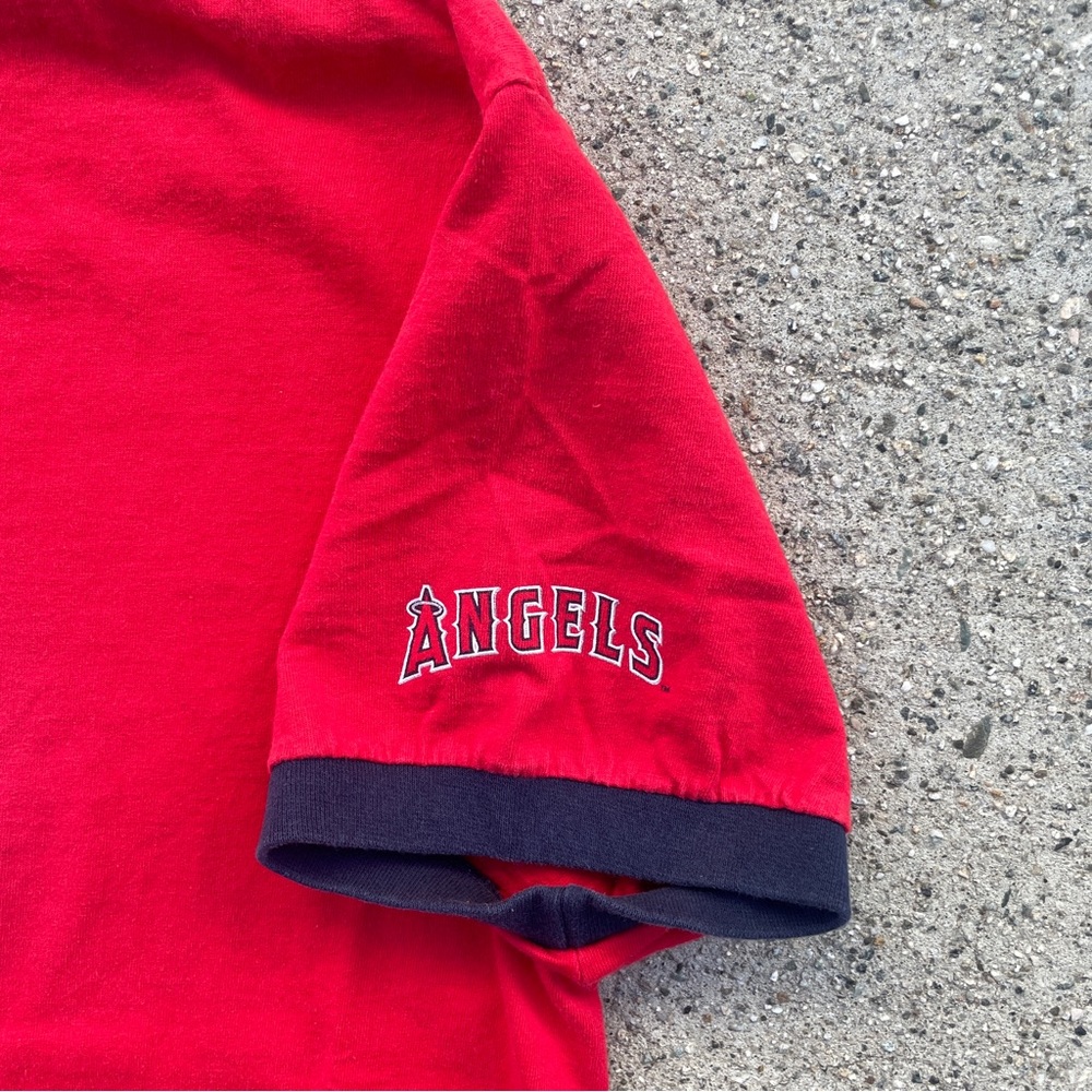 Nike Los Angeles Angels Center Check Tee Shirt Size Men’s Size Large Vintage - Picture 5 of 7